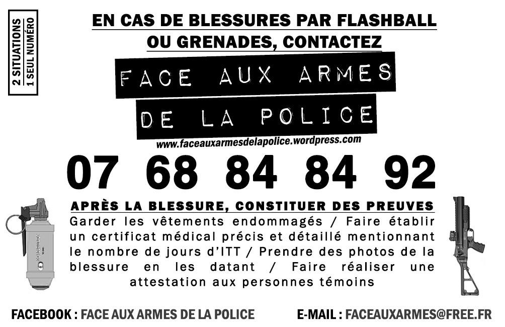 Face aux armes de la police – Rouen